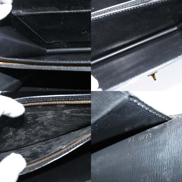 LOUIS VUITTON Epi Capuchin Shoulder Bag Black M52342 - Picture 12 of 12